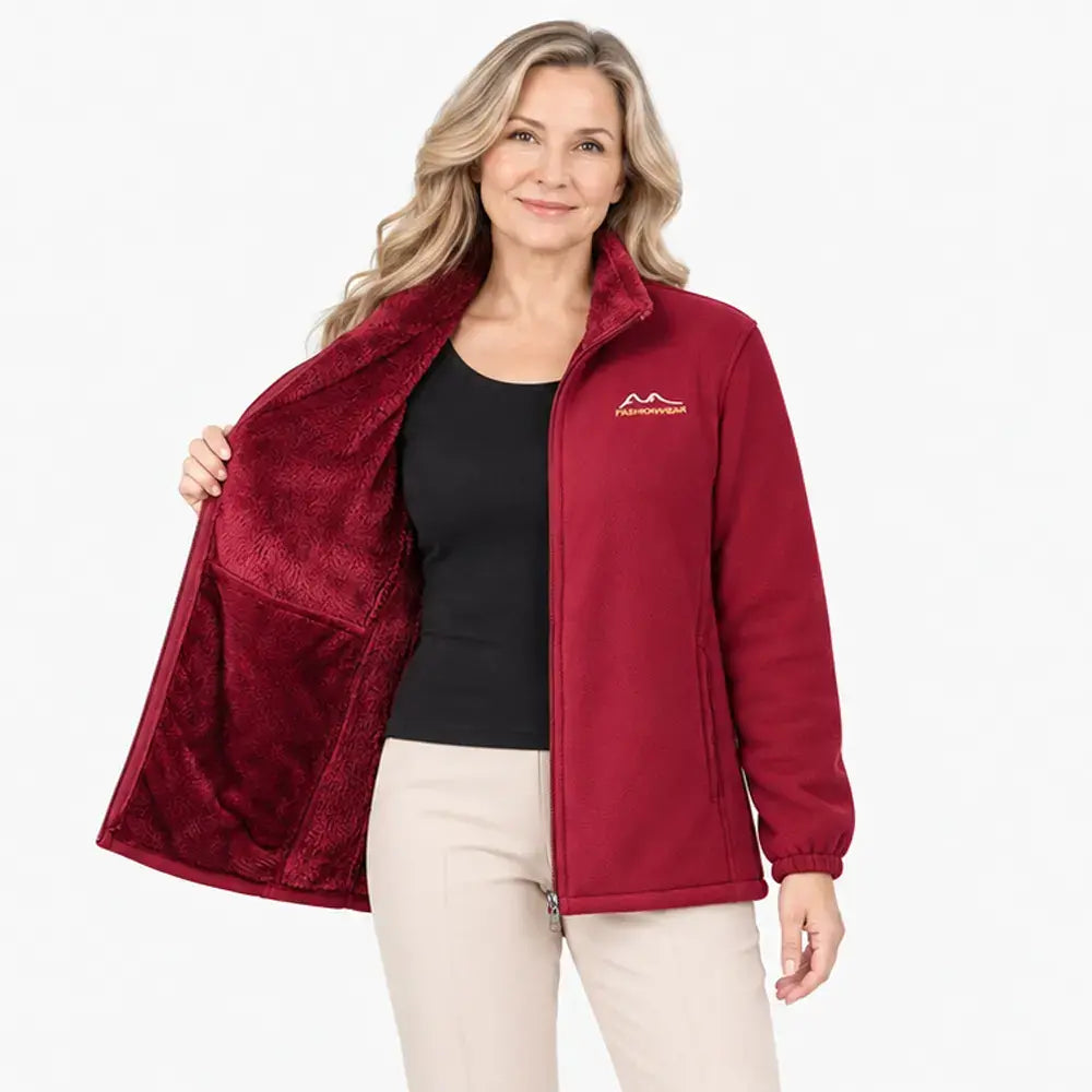 🧥【XL-5XL】Chaqueta de forro polar grueso para mujer: ¡cálida y cómoda para el otoño y el invierno