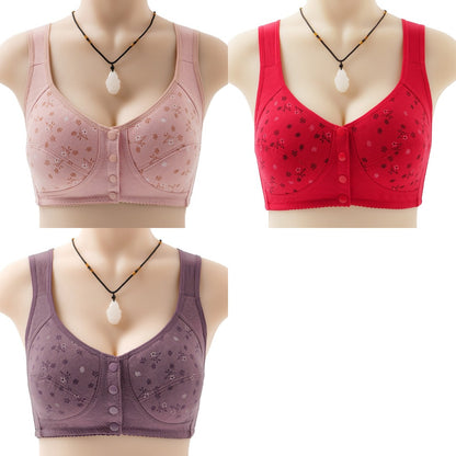 💟【3 piezas】🙌🎁Sujetadores de apertura frontal para mujer🥰【40-105KG】❤️