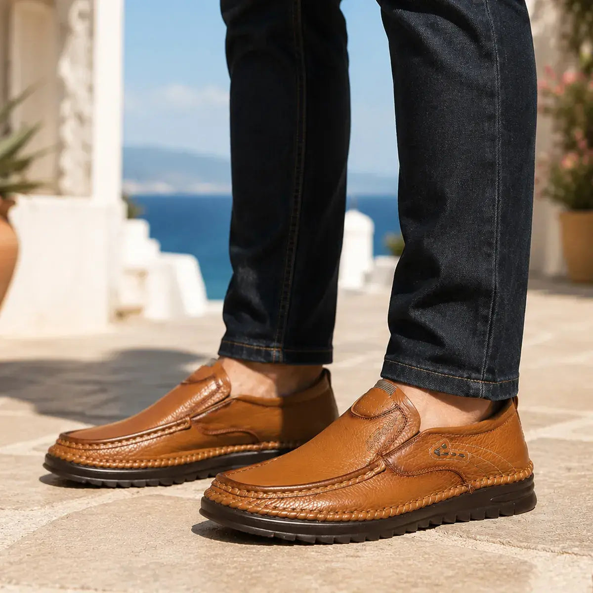 👞50% de descuento🔥【39-44】Nuevos zapatos casuales de cuero auténtico para hombre: ligeros y cómodos.