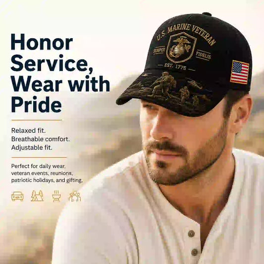 🤠🧢Gorra de Lealtad Eterna del Cuerpo de Marines