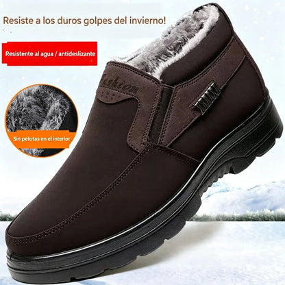 👞【Oferta por tiempo limitado -50%】🔥【39-47】Botas de invierno para hombre, acolchadas, cálidas e impermeables, más vendidas