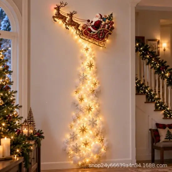 🎄Karácsonyi varázslatos ösvény fali lámpa