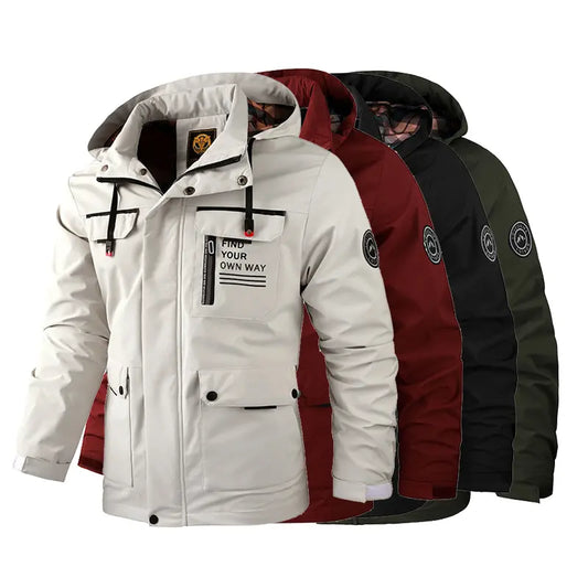 🔥【Mitad de precio otoño/invierno】Abrigo calientito para hombres modelo 2026, antiviento y impermeable