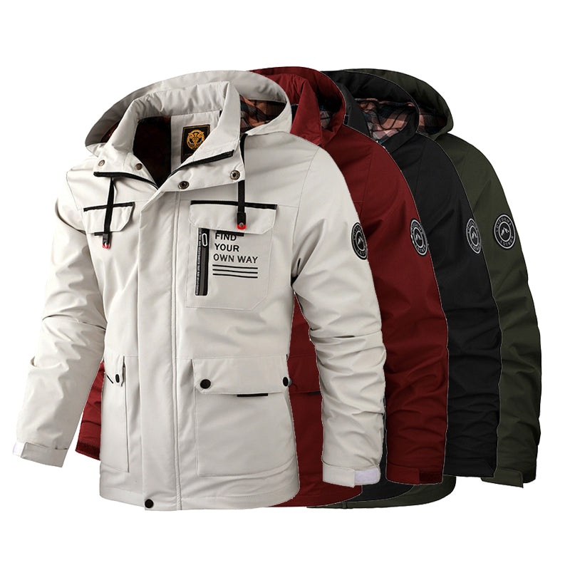 🔥【Mitad de precio otoño/invierno】Abrigo calientito para hombres modelo 2026, antiviento y impermeable