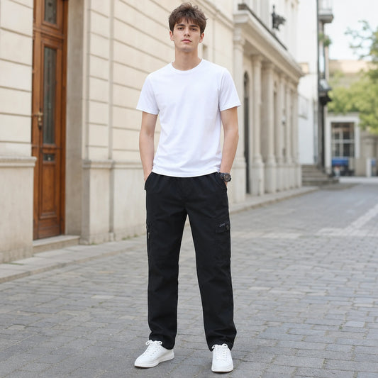 ✨【L-3XL】Pantalones de trabajo informales, ligeros y de algodón puro, para el verano de 2026.