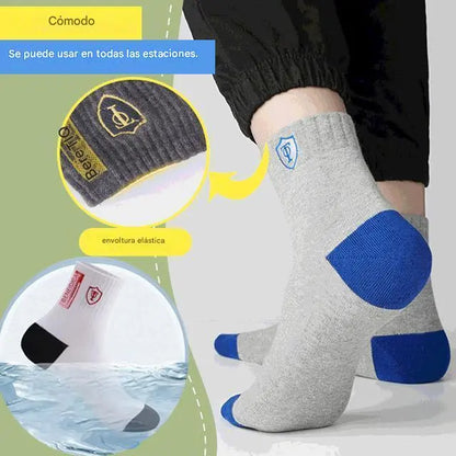 🔥【¡50% Off, 10 Pares de Calcetines!】Los calcetines desodorantes térmicos para hombre absorben el sudor