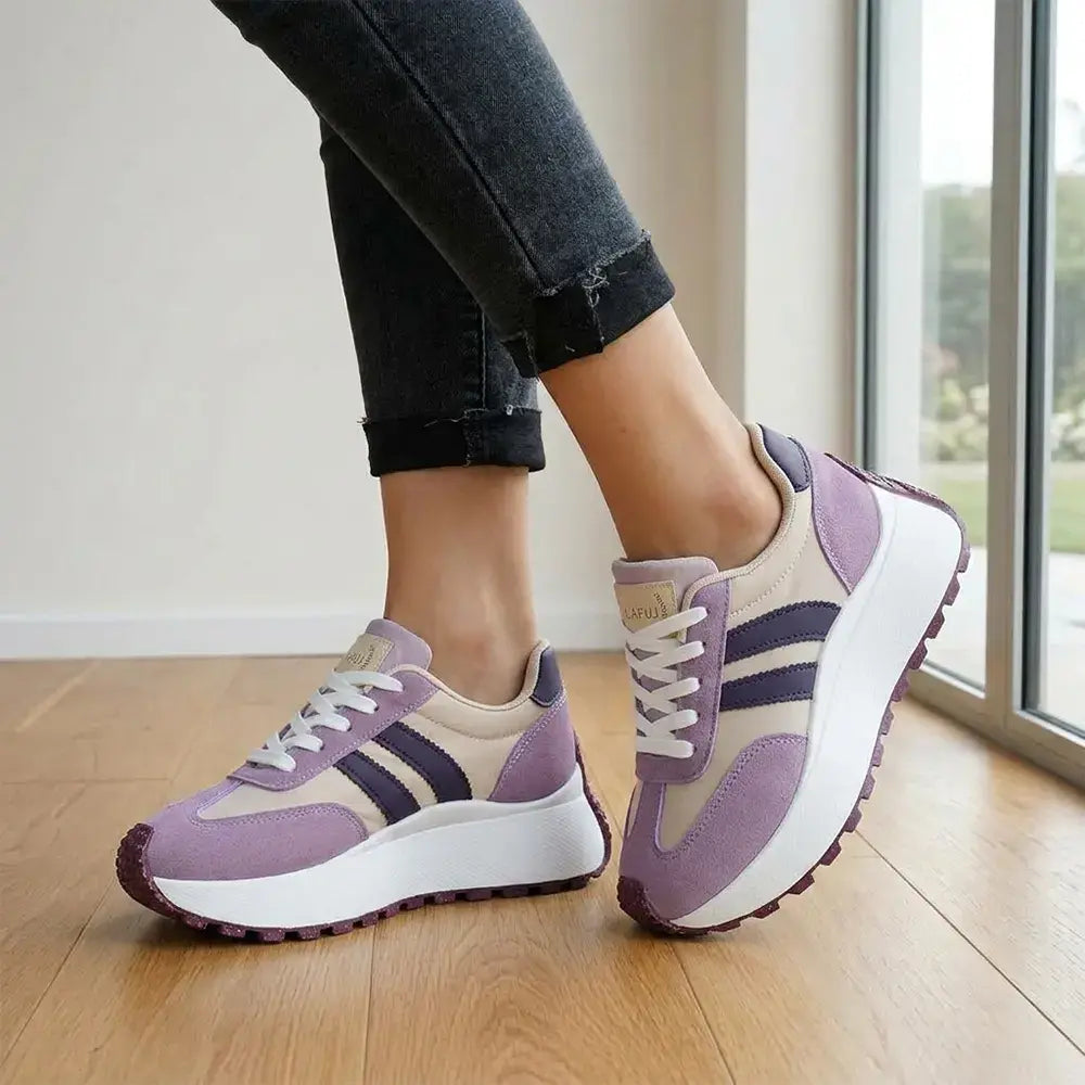 [Tallas 35–45] 👟 Zapatillas de plataforma — calzado casual para mujer con efecto de aumento de estatura.