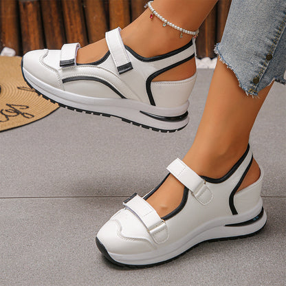 Zapatos casuales para mujer con suela gruesa, transpirables y cómodos – Estilo deportivo-elegante, tallas 35-44