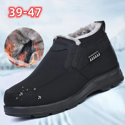 👞【Časově omezená nabídka: poloviční cena】🔥【39-47】Nejprodávanější pánské zimní boty: hřejivá fleecová podšívka a voděodolné provedení.