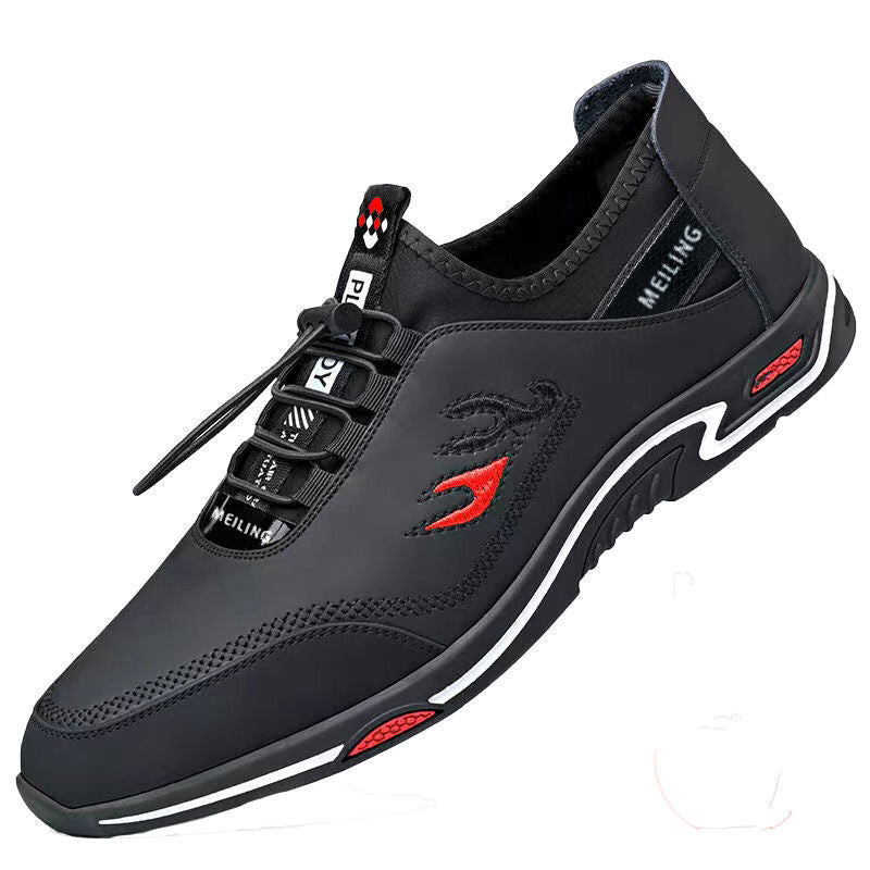 👞Zapatos de negocios informales y transpirables para hombre de cuero genuino ✅Desodorante ✅Suela de cuero suave ✅De moda y versátil