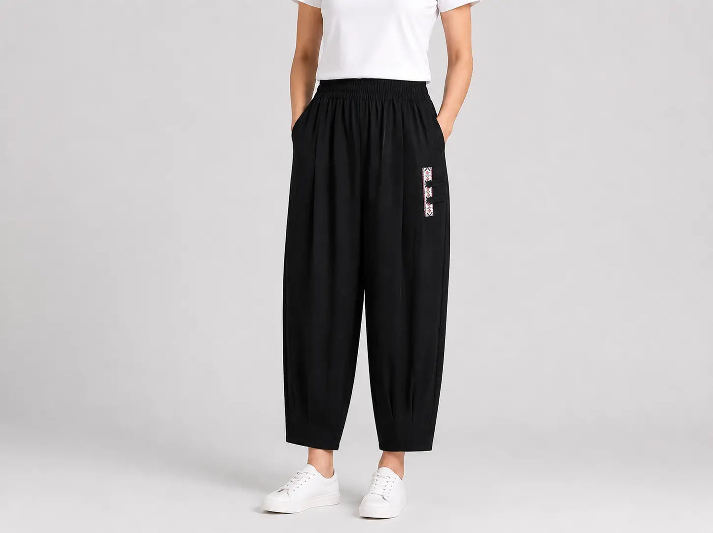 🔥【50% de descuento】🔥【M–4XL】 👖 Pantalones de verano ligeros y transpirables de algodón y lino - pantalones modernos e informales hasta el tobillo