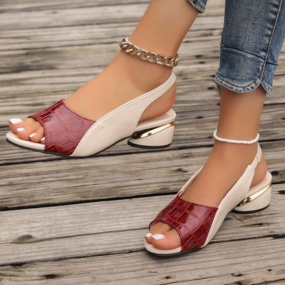 💖👡【50% de descuento 🔥】【35-43】Sandalias de verano para mujer con tacón romano - nuevo modelo ✅️Pago contra reembolso