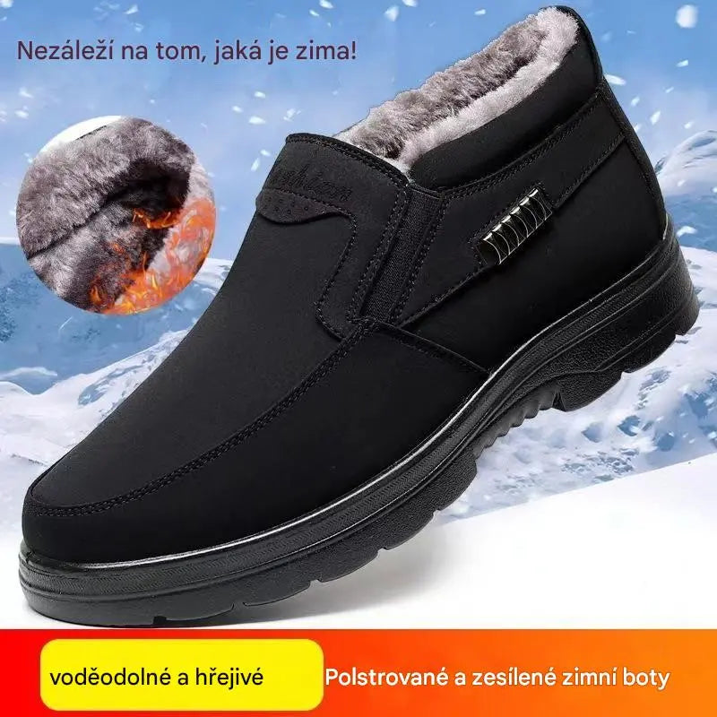 👞【Časově omezená nabídka: poloviční cena】🔥【39-47】Nejprodávanější pánské zimní boty: hřejivá fleecová podšívka a voděodolné provedení.