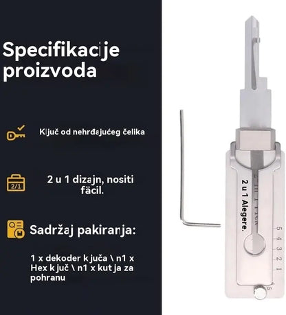 🔐Posebna rasprodaja ovog tjedna🔑 - 49% popusta🔥Dekoder ključeva od nehrđajućeg čelika