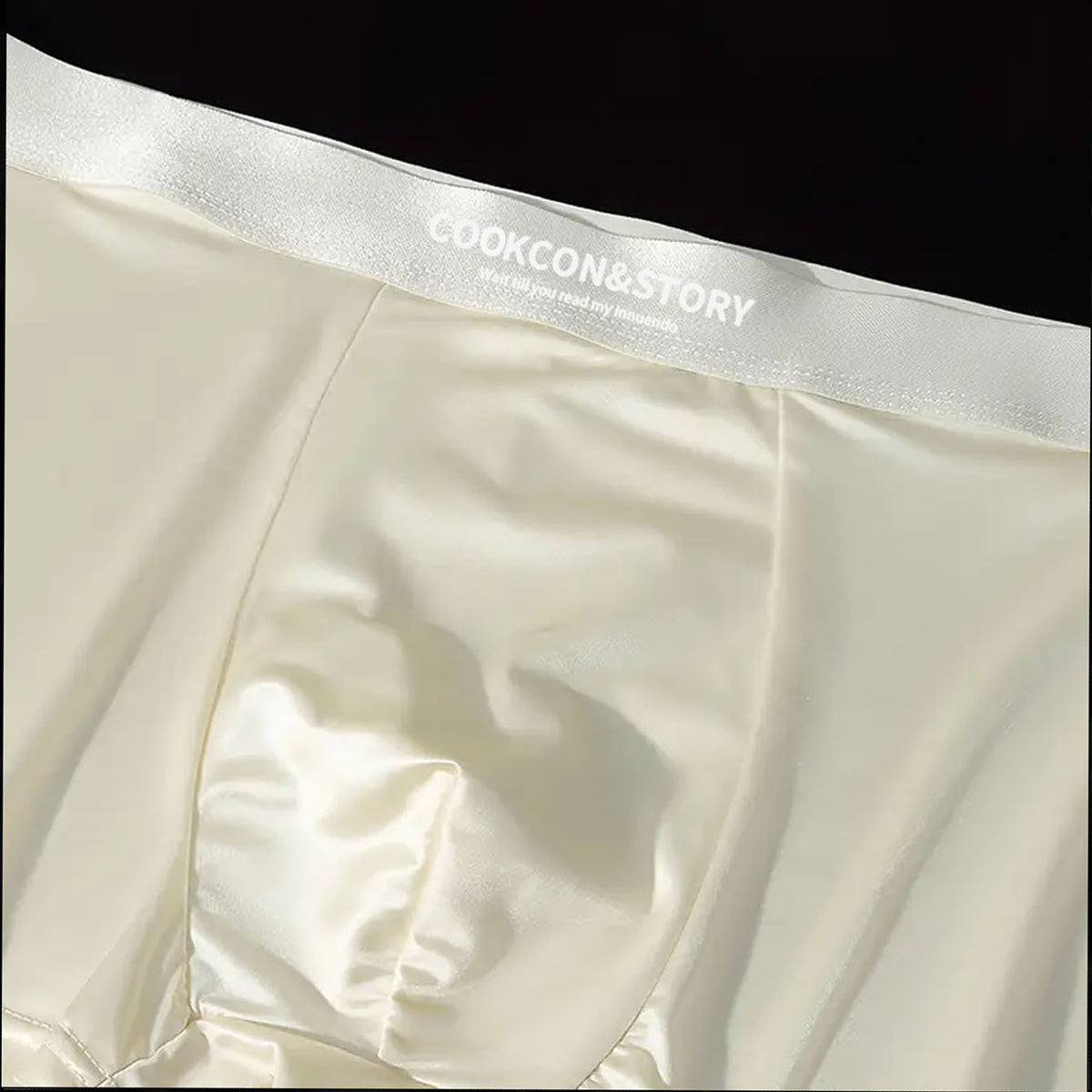 🔥😎【50% de descuento】Bóxers para hombre 10A con entrepierna antibacteriana, Ropa interior transpirable, suave y sin costuras de seda helada, Ropa interior de satén de lujo
