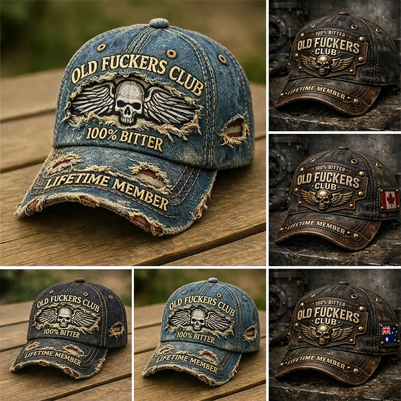 🧢Klub starých chlapů – Retro baseballová čepice