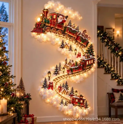 🎄Karácsonyi varázslatos ösvény fali lámpa