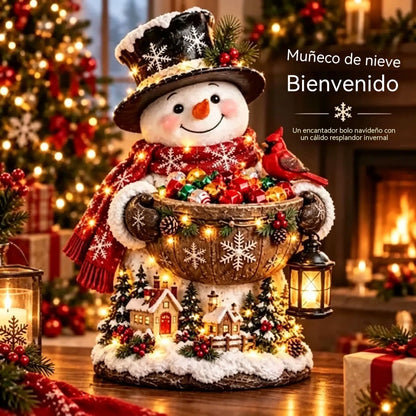 🎄 ¡Ofertas navideñas! ✨ Serie de luces navideñas y cuencos para dulces: 5 diseños con temática navideña.