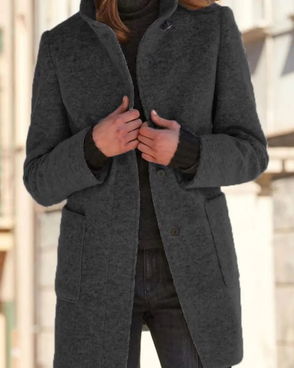 🍁🔥Ofertas exclusivas de Black Friday🔥【S-5XL】Elegante abrigo de lana estilo retro