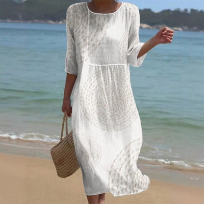 👗 ¡Último día con un 50 % de descuento! 【XS-4XL】Elegante vestido casual de verano: transpirable, cómodo, versátil y favorecedor.