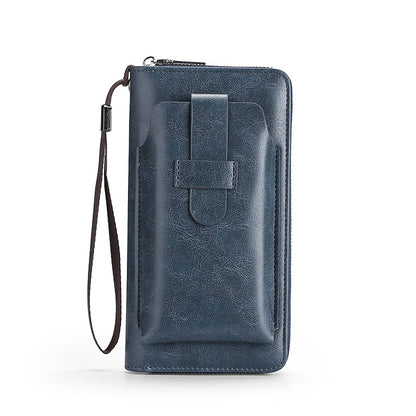 💼 【50% kedvezmény – Utolsó nap】 Férfi multifunkcionális pénztárca, kézzel készített természetes bőrből, új stílusú