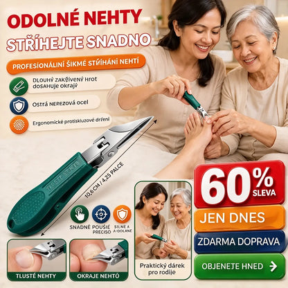 🔥【50%OFF】🔥  Nůžky na nehty s protiskluzovou úpravou a 25° zkoseným okrajem (sada 3 kusů)