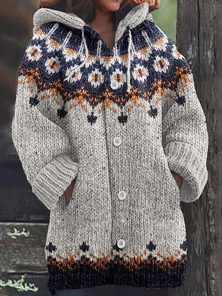 🎀【S-5XL】 Nový teplý pletený kardigan v retro stylu pro podzim/zimu 2026