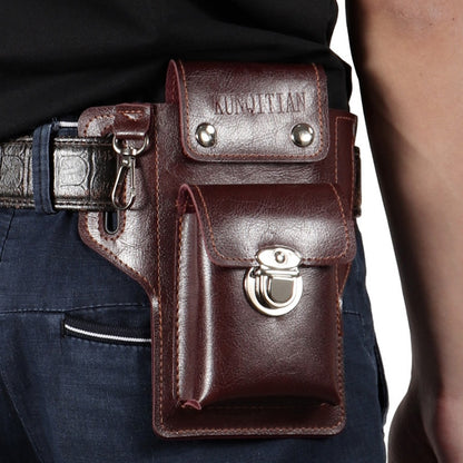 🔥【50% de descuento por tiempo limitado】Riñonera de cuero multifuncional para hombre