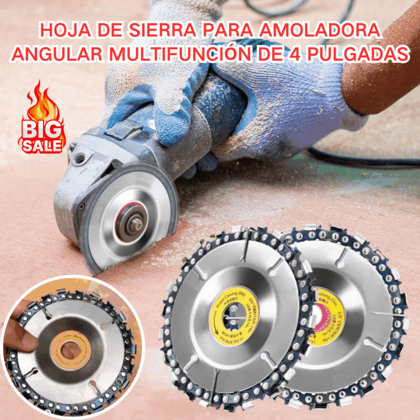 【🔥Compre 1 y obtenga 1 gratis】 Hoja de sierra para amoladora angular multifunción de 4 pulgadas