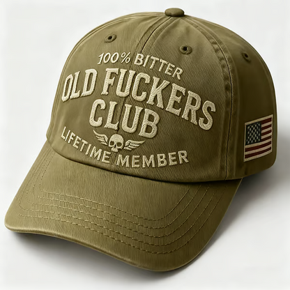 🔥【50% de descuento】🔥 Gorra de béisbol vintage de algodón
