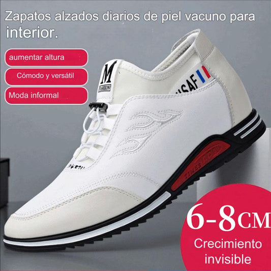【39-44】2026 nuevos zapatos casuales de cuero para hombres de verano