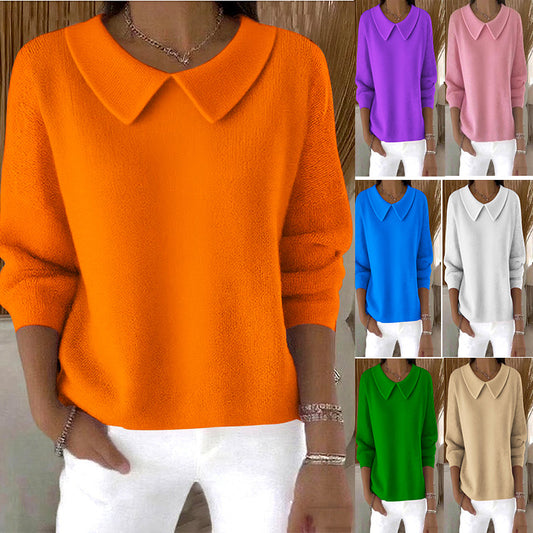 🔥【S-3XL】Nueva blusa de alta calidad con cuello en V y manga larga, cómoda y fácil de combinar