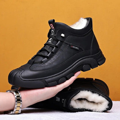 50% de descuento: 【39-44】Zapatillas deportivas casuales de invierno para hombre 2026, con forro de lana, suela resistente y diseño impermeable.