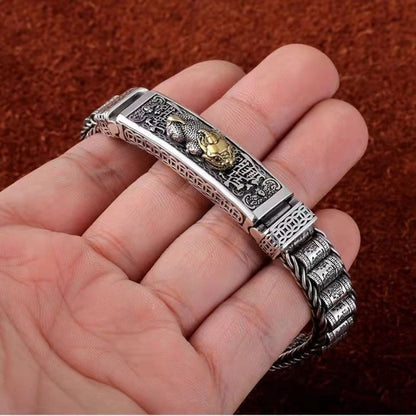 🔥💪2026 nueva pulsera de la fortuna Pixiu hecha a mano de Plata de Ley 925