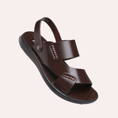 🔥【38~44】Sandalias de playa de cuero hechas a mano de nuevo estilo para hombres.