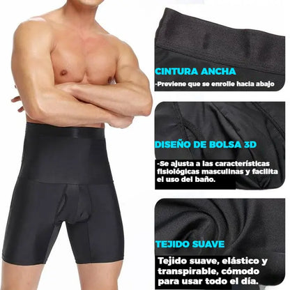 【30% OFF】🔥Pantalones moldeadores de cintura alta transpirables y de alta elasticidad para hombre