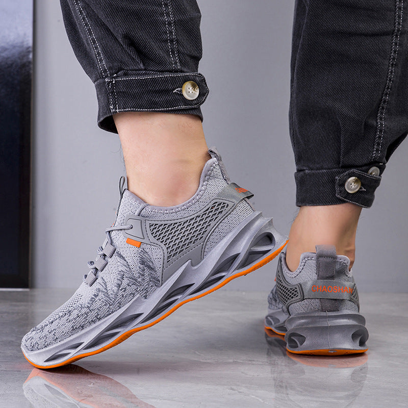 【50% OFF】👟【39-44】Zapatos casuales de hombre cómodos, transpirables, de malla, antideslizantes y de moda.
