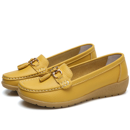 😍【35-44】 Zapatos de cuero para mujer de moda primavera-verano 2026 nuevos
