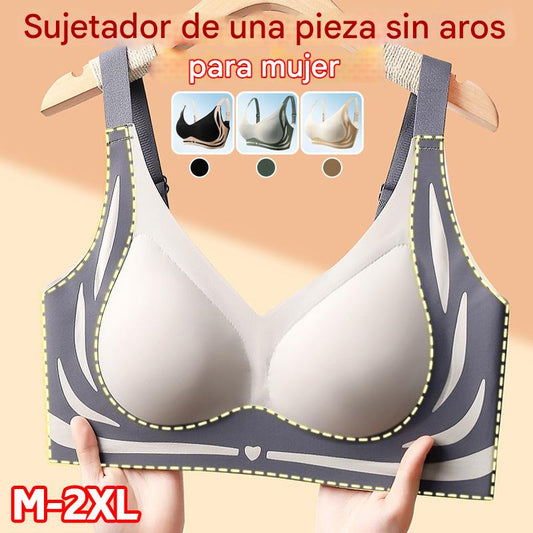 【Oferta por tiempo limitado】【Paquete de 4】Sujetador de una pieza sin aros para mujer【40-85 kg】