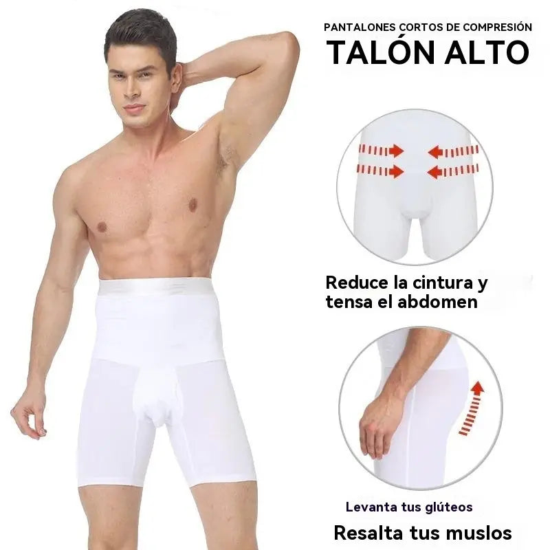 【30% OFF】🔥Pantalones moldeadores de cintura alta transpirables y de alta elasticidad para hombre