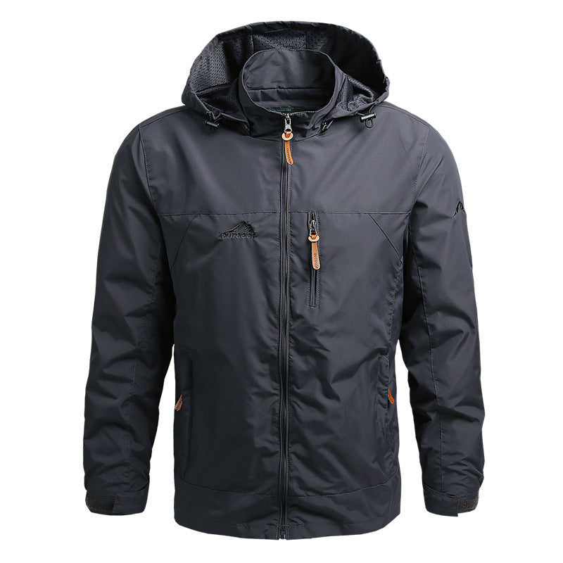 🛡️【M-5XL】🧥 Pánská outdoorová bunda s kapucí, volný střih, časově omezená nabídka