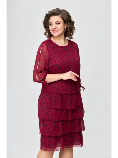 🏆【S-5XL】💃Vestido de lujo con silueta ligera, confeccionado en cómoda gasa.