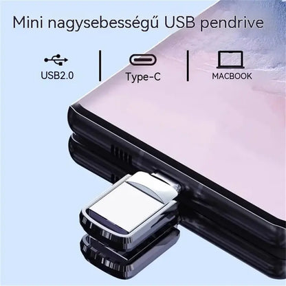 Továbbfejlesztett, két interfészes USB flash meghajtó · USB 3.0 · 64 GB – 2 TB