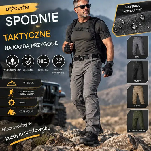 ⌛ OSTATNI DZIEŃ WYPRZEDAŻY – 50% TANIEJ!🔥 Męskie spodnie taktyczne w stylu militarnym – wiatroszczelne i termoizolacyjne