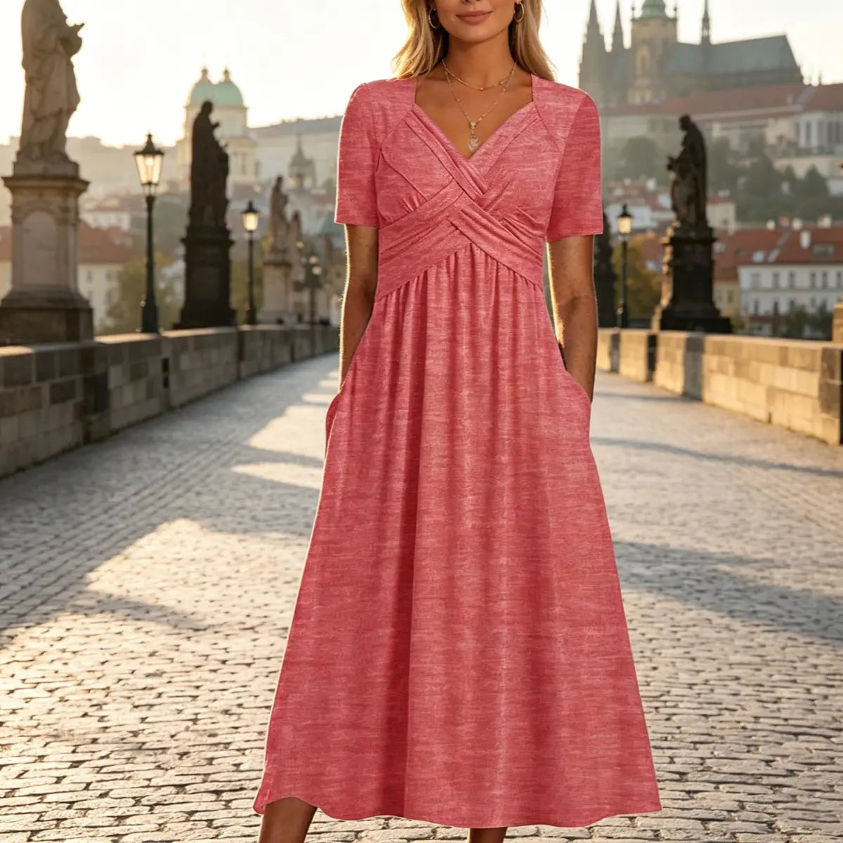 ⏳ Ostatni dzień -50% ✨ Sukienka damska S-3XL codzienna – lekka wiosna/lato 2026
