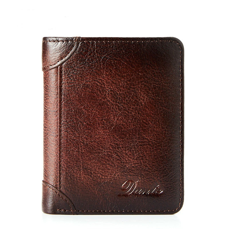 ¡Compra 1 y llévate 1 gratis!👝✨ Nueva cartera antirrobo de cuero genuino para hombre