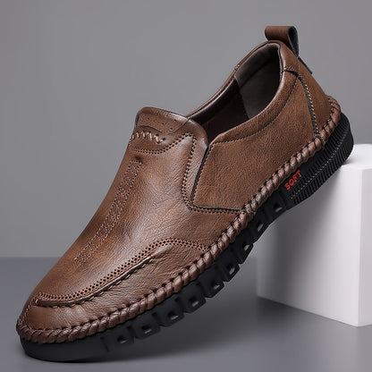 【39-44】Zapatillas deportivas casuales para hombre 2026, fabricadas en piel auténtica, con suela suave, antideslizantes, transpirables