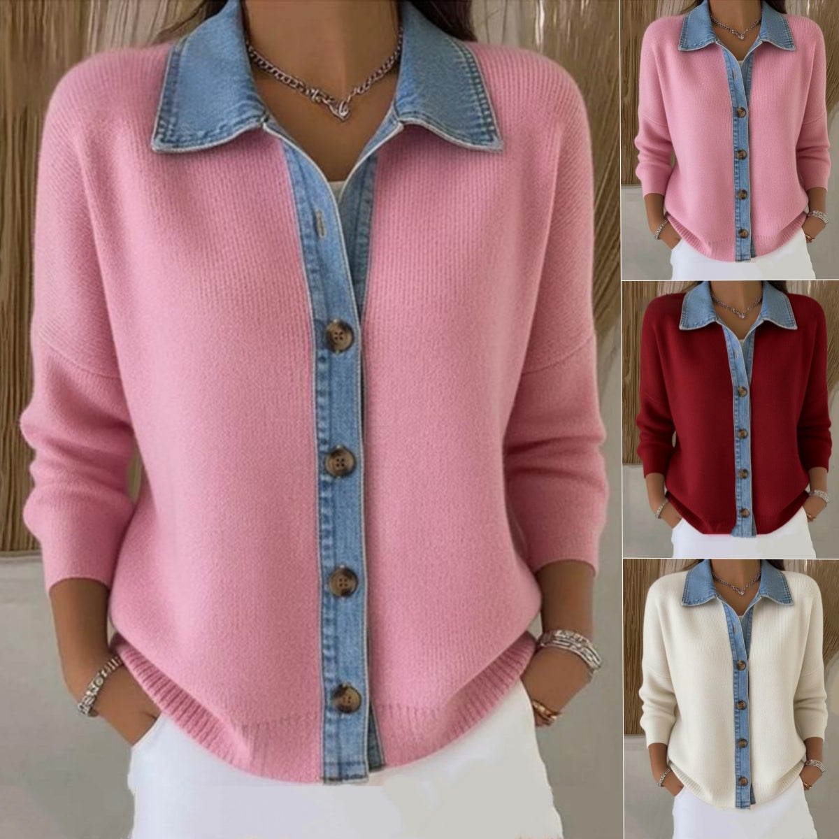 ✨ Nueva blusa de mujer 2025 de alta calidad con diseño de paneles (S-3XL), moderna y cómoda, disponible en tallas grandes