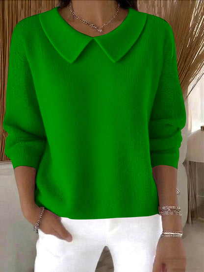 🔥【S-3XL】Nueva blusa de alta calidad con cuello en V y manga larga, cómoda y fácil de combinar