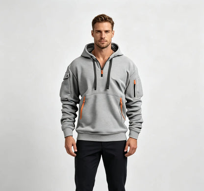 👕 [Časově omezená nabídka: sleva 47 %] Novinka pro podzim/zimu [Velikosti S–5XL] Pánská mikina na zip s kapsami – Doprava zdarma